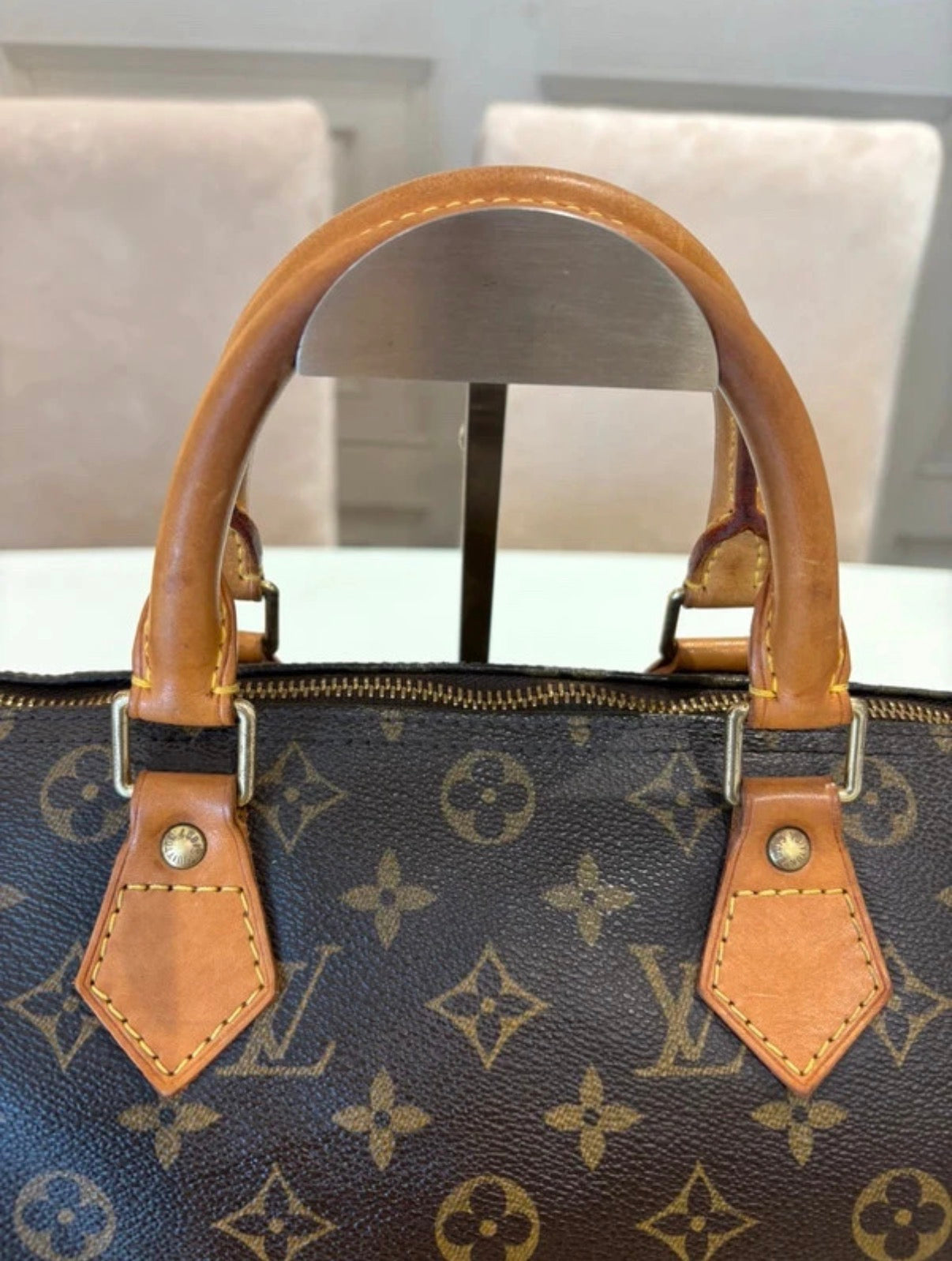 Louis Vuitton Speedy 30-Monogram canvas with dust bag⚫️☑️