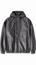 Gucci GG Logo Monogram Black Windbreaker - Authenticity Guaranteed