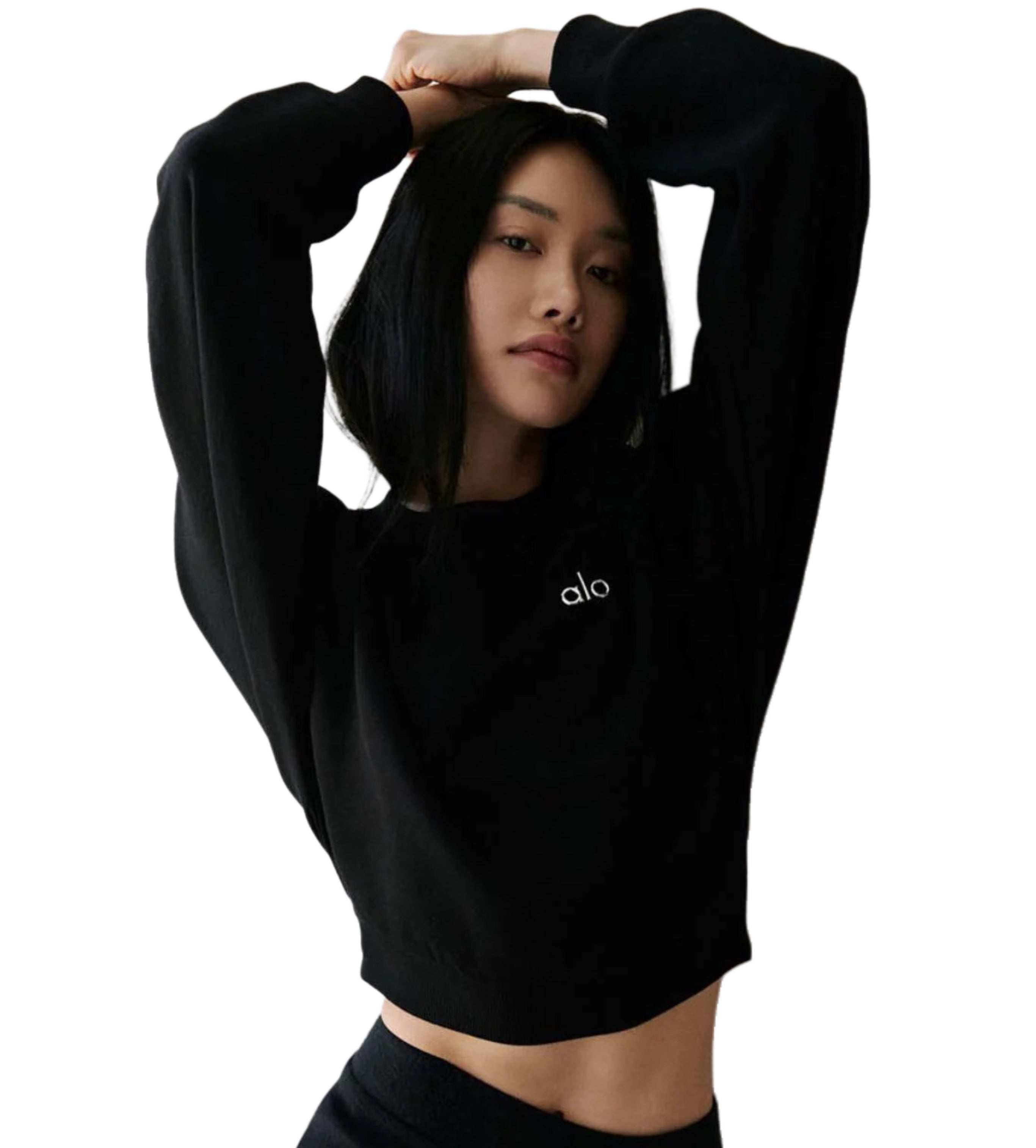ALO Cropped Crew neck jumper