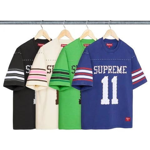 Supreme Studded S/S Football Top SS26✔️