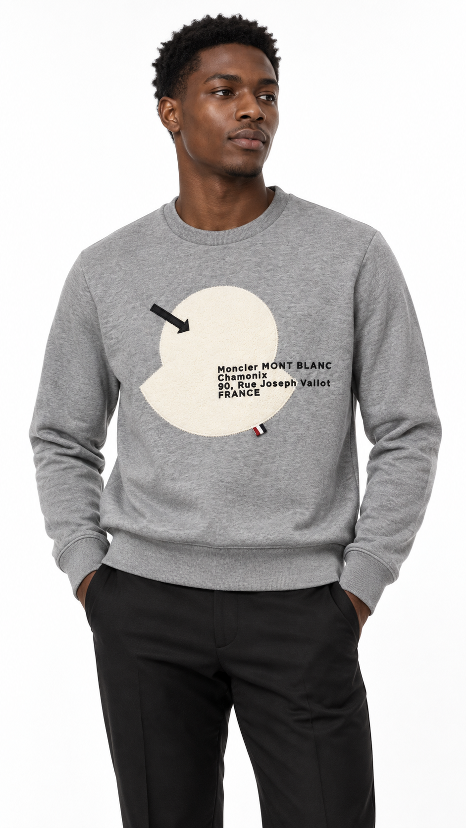 Moncler Sweatshirt Grey - Authenticity Guaranteed