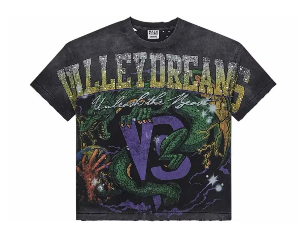 Saint Valley Forever Enter The Dragon Tee Black V3 (Pre-Order)