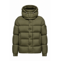 Moncler Vezere Hooded Down Jacket - Olive Green