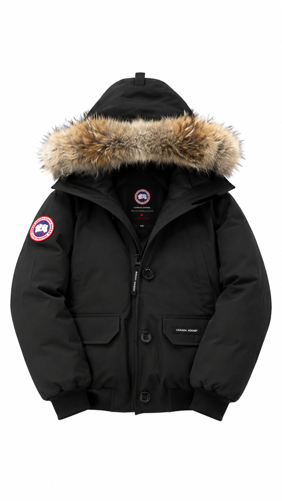 Canada Goose black chilliwack parka down coat - Authenticity Guaranteed