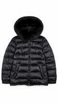 Prada Milano Fur Puffer Down Jacket - Authenticity Guaranteed