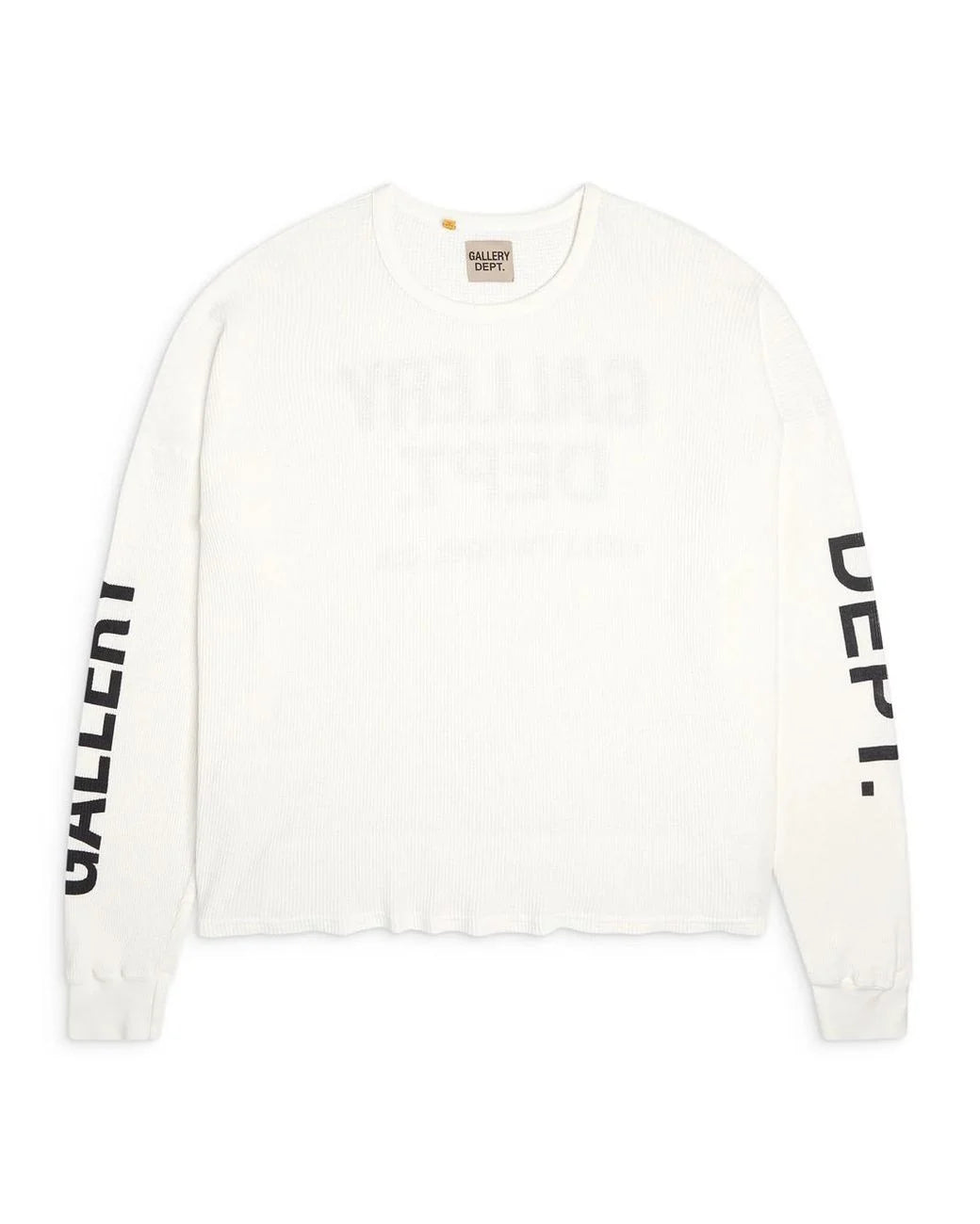 GALLERY DEPT. Logo Print Thermal Sweatshirt- Like new ⚪️