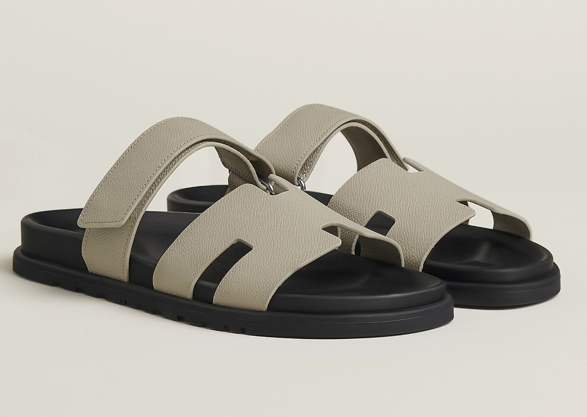 Hermes Chypre Mens Sandals - Colour - Beige Esquisse - New 🏴