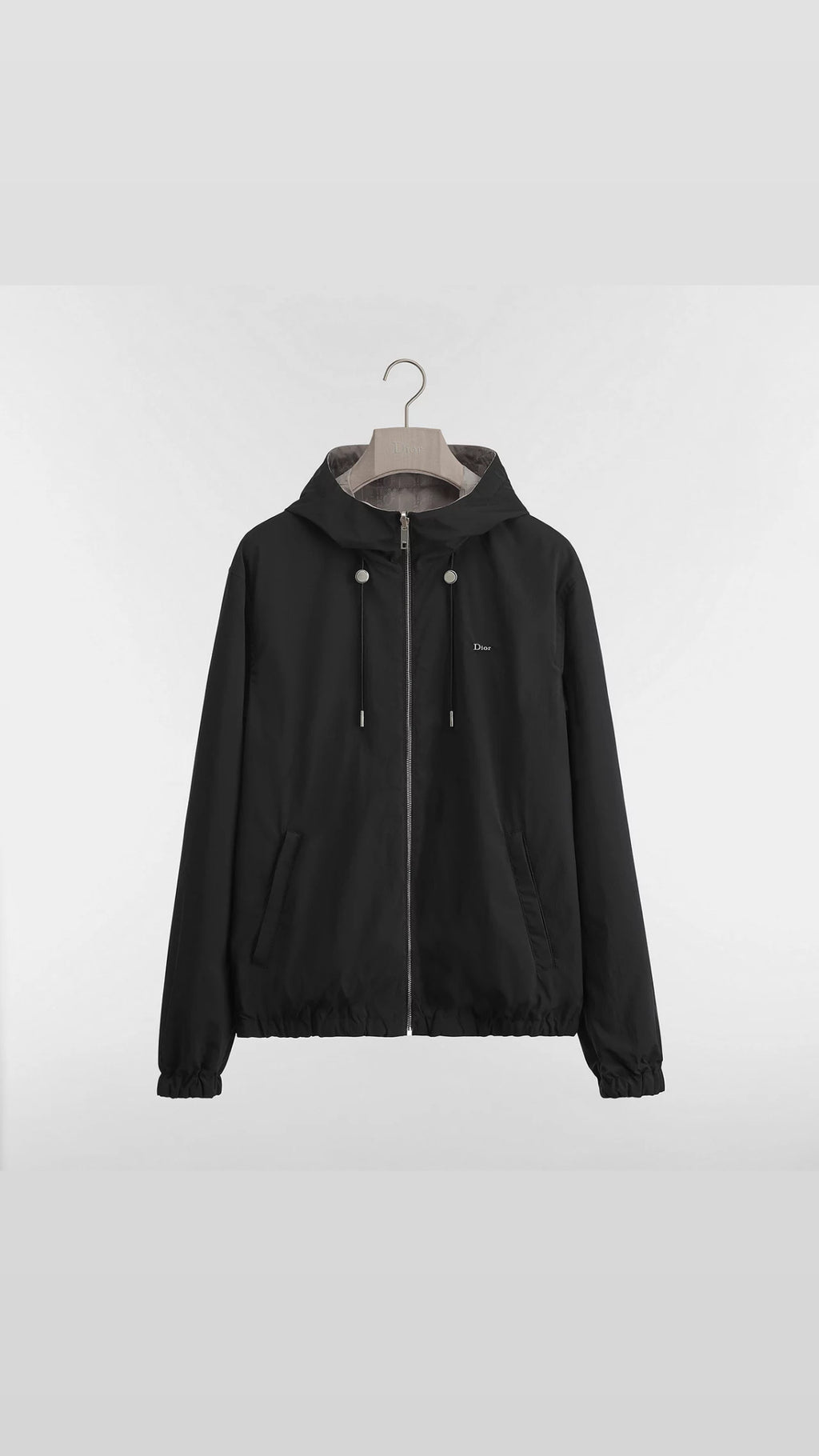 Dior Oblique Reversible Windbreaker Jacket Black