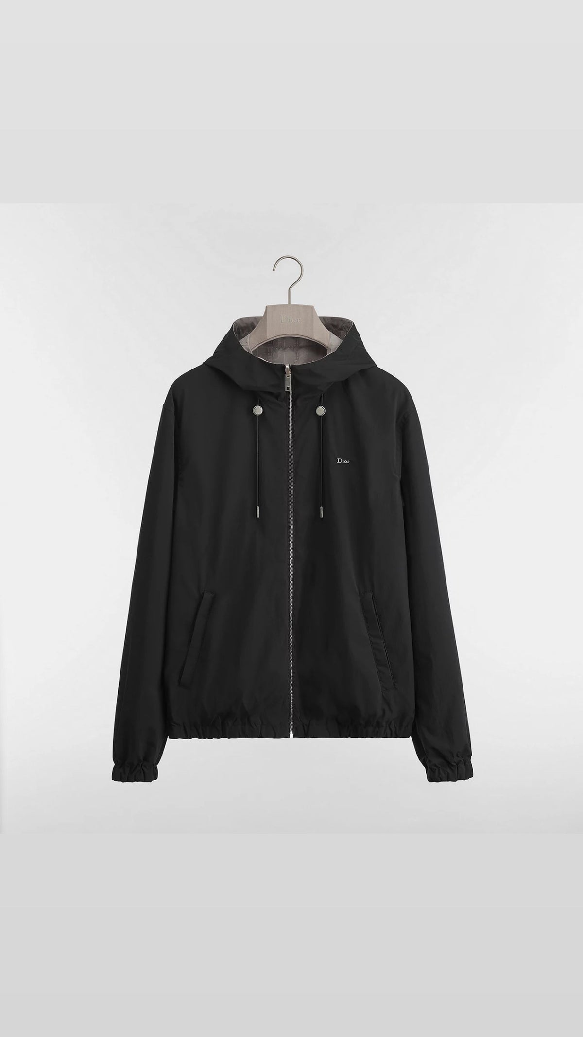 Dior Oblique Reversible Windbreaker Jacket Black
