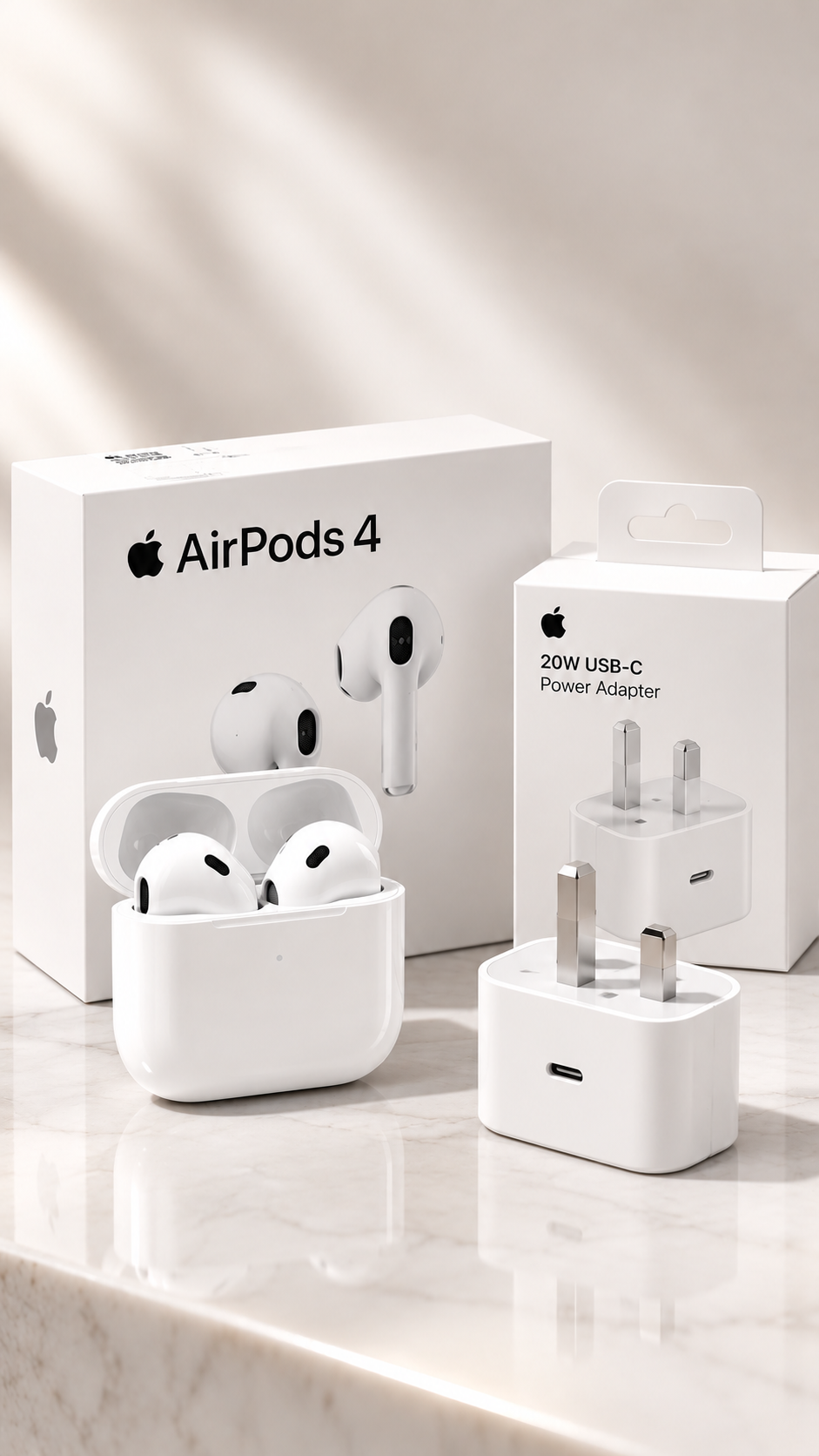 AirPods 4 + Genuine Apple Adapter