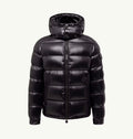 'Sale' Moncler Maya Black Hooded Short Down Jacket - Multiple Sizes