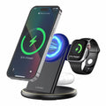 3‑in‑1 Magnetic Foldable Wireless Charging Stand MagSafe for iPhone/Watch/AirPod - New 🏴