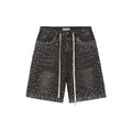Valley Dreams - Vale Forever Rainstorm Jorts 'Black' Size (34)