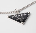 Prada Silver Pendant Necklace
