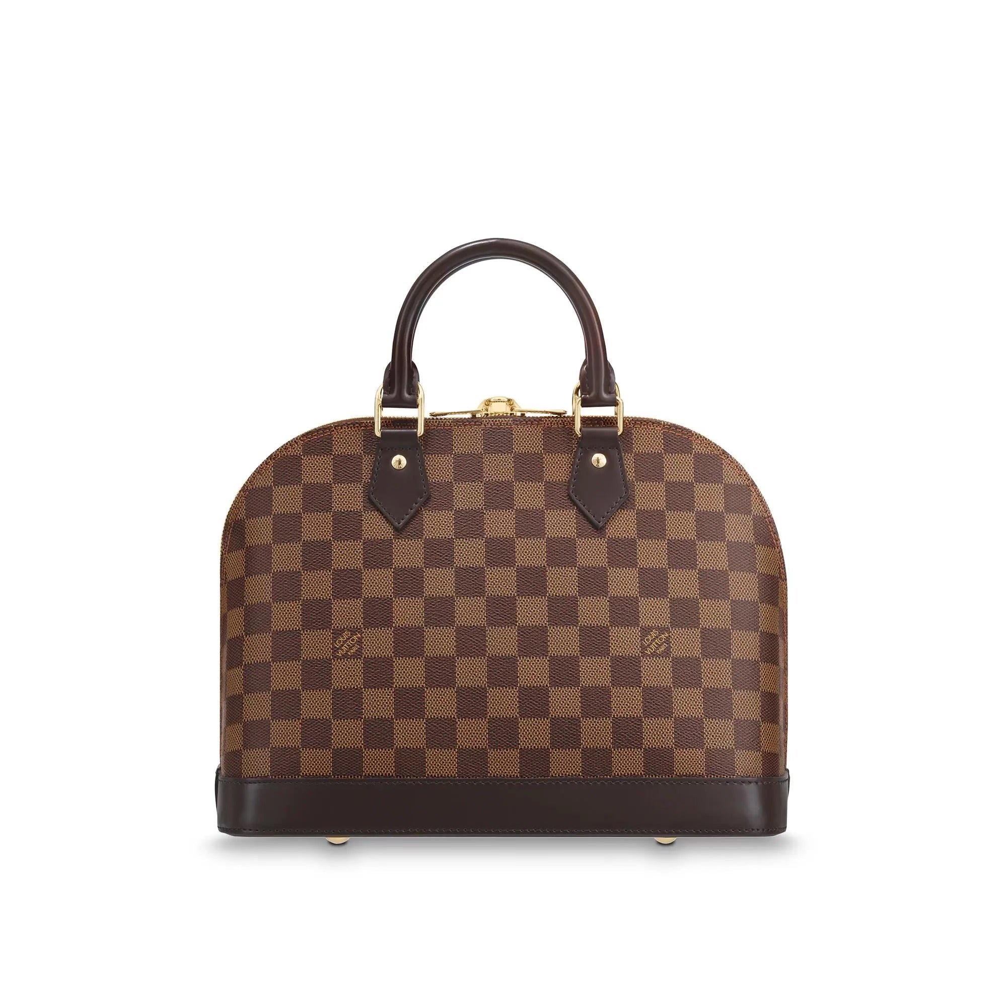 Louis Vuitton Alma Top Handle Bag Brown Canvas - Preowned ☑️🏴