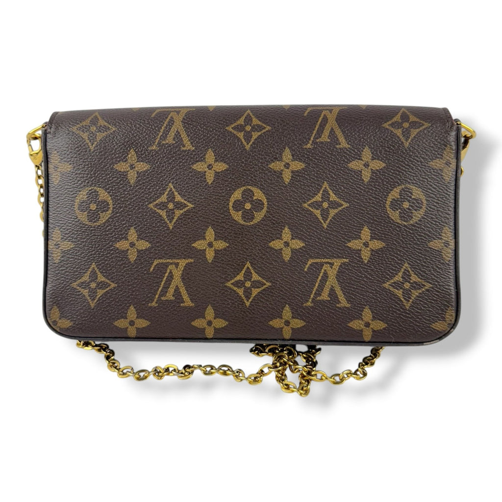 Louis Vuitton Felicie Pochette Brown Monogram Handbag - Preowned🏴☑️