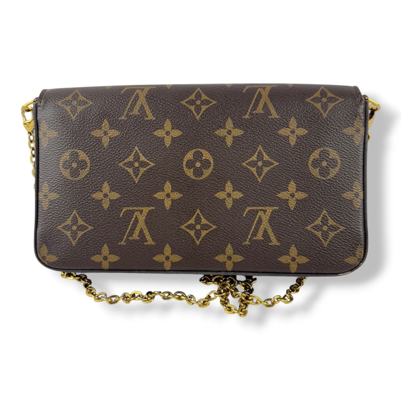 Louis Vuitton Felicie Pochette Brown Monogram Handbag - Preowned🏴☑️