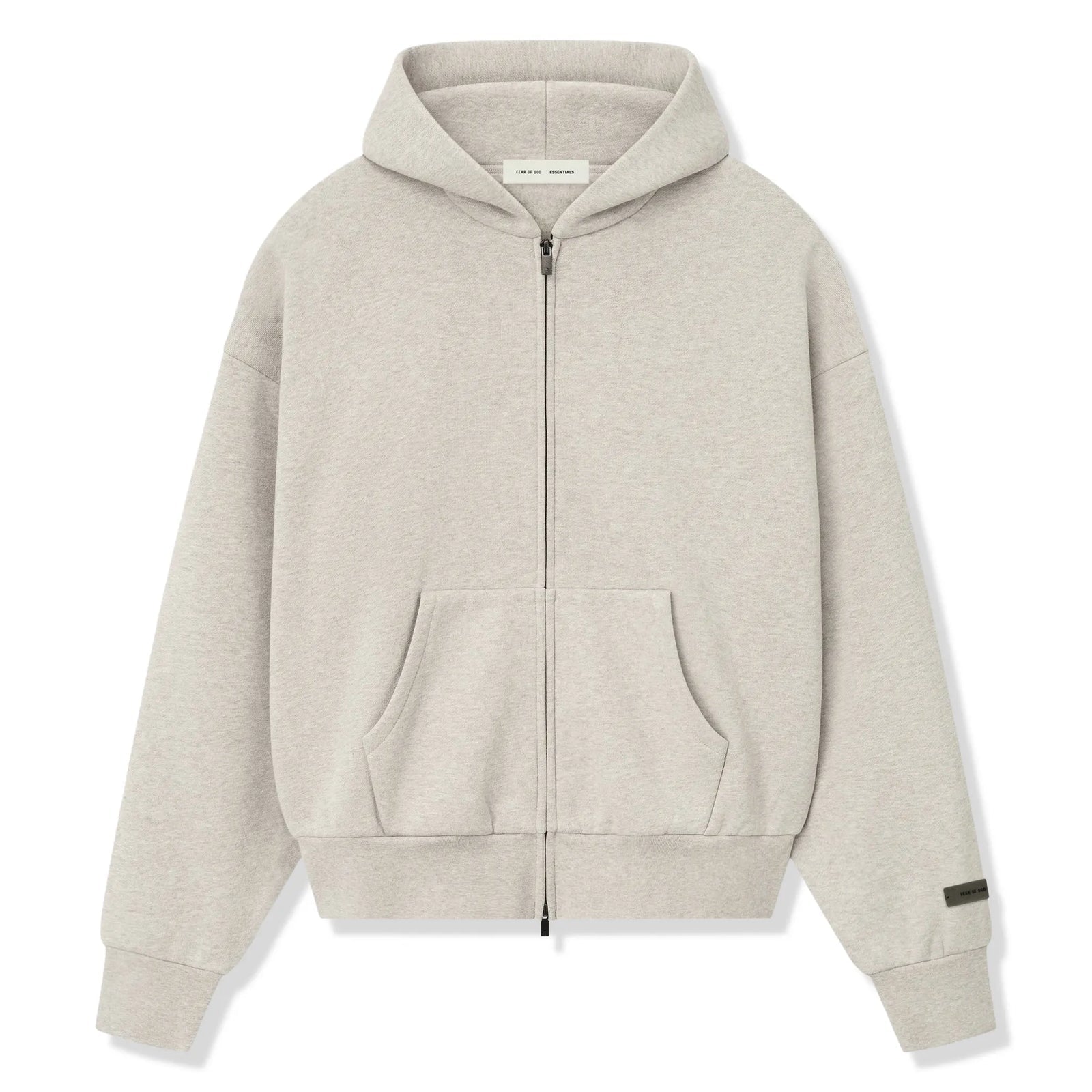 Fear Of God Essentials Classic Heather Stone Zip-Up Tracksuit (SS25)