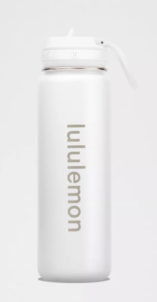 Lululemon Back to Life Sport Water Bottle 24oz (710ml) with Straw Lid Brand New🏴