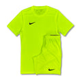 Nike Dri Fit Academy Top and Shorts Gym Training Set - Volt - New