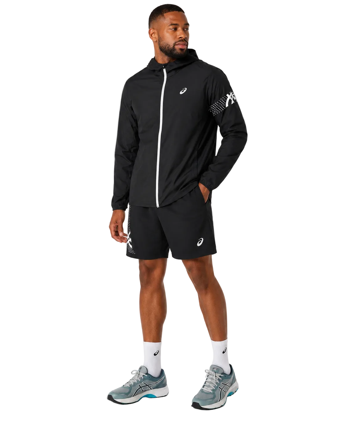 Asics Black Icon Jacket - S M L