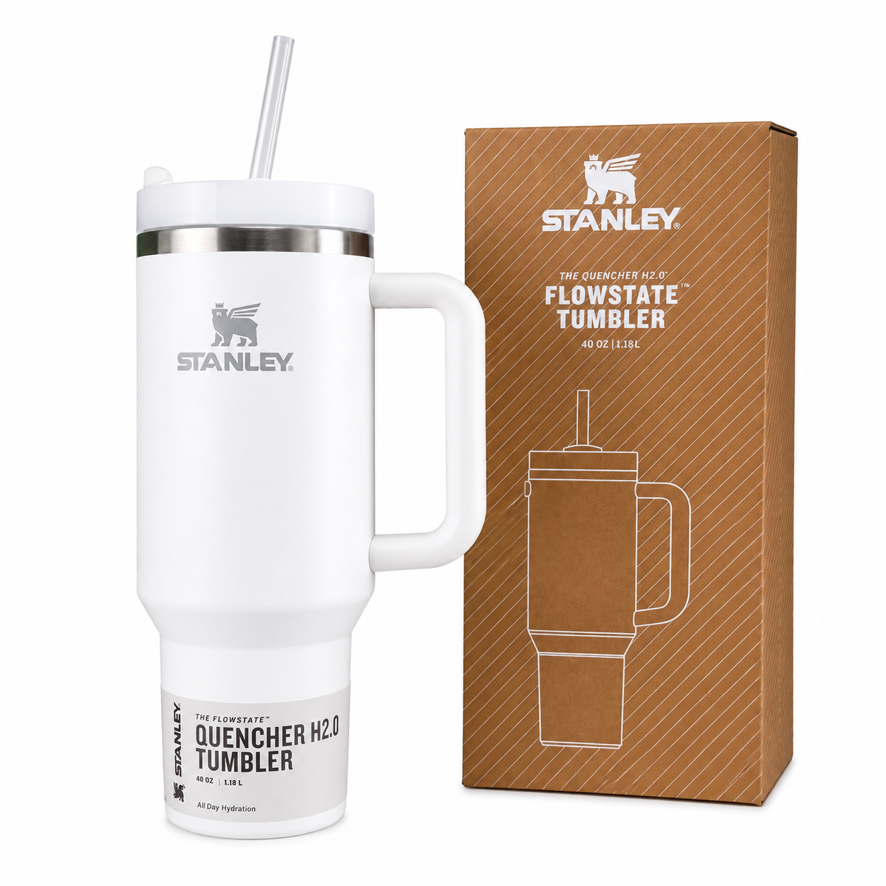 Stanley Cup 2026 Autumn Large Capacity Water 40 Oz Cup Handle Straw Insulated Bottle Mug