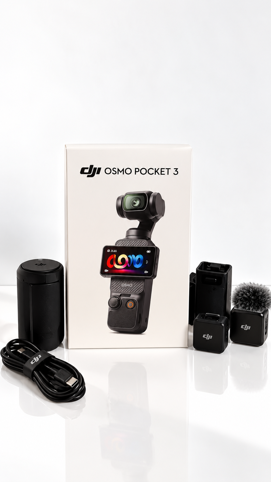 DJI Osmo Pocket 3 Action Camera Black Built-in Mic - Creator Combo