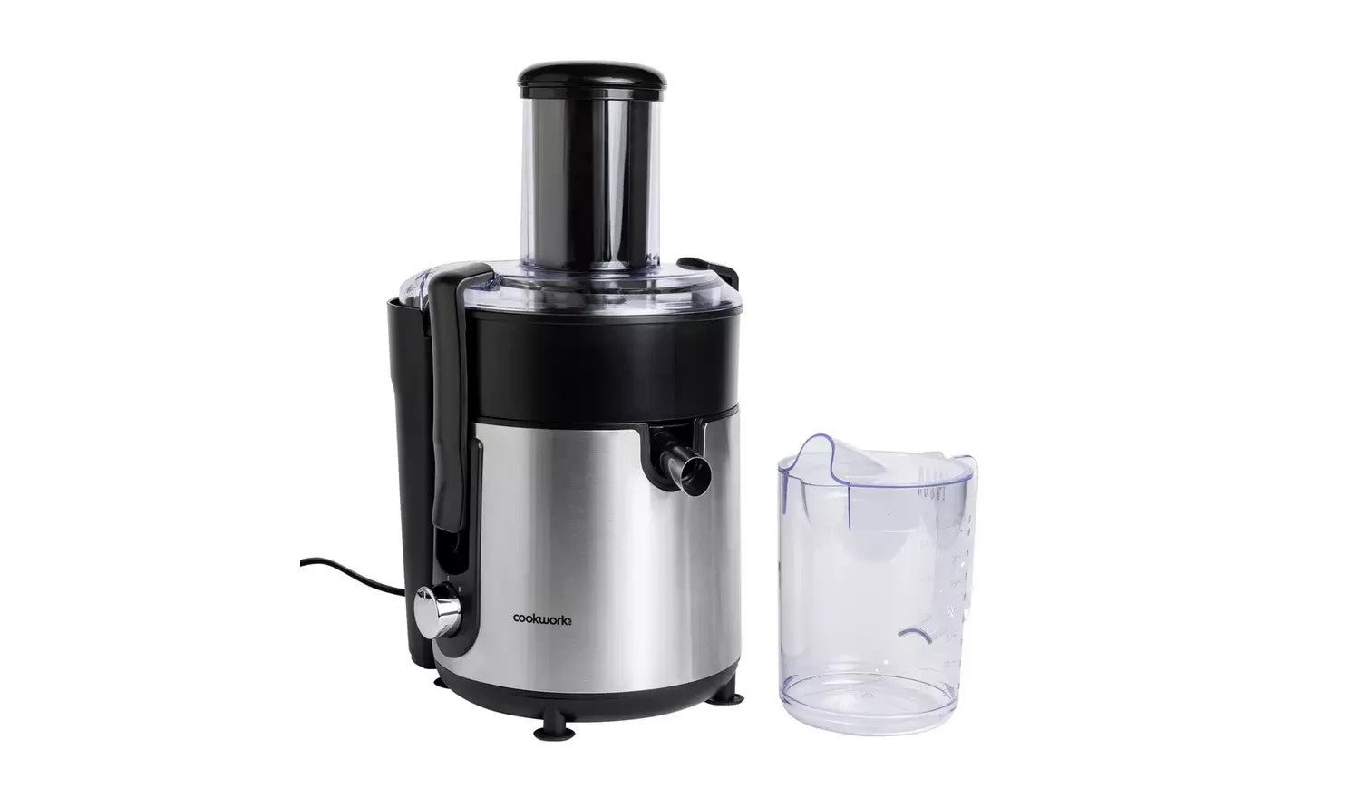 Cookworks 800W Juicer Fruit Vegetable Extractor 1L 2 Speed Black - Like new 🏴
