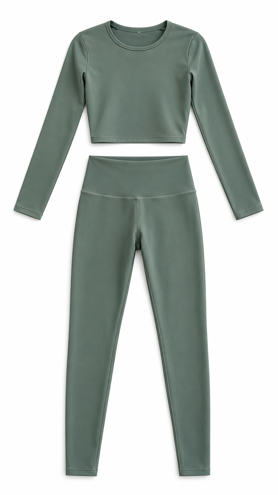 lululemon Women's 2 Piece Co ord  Set Long Sleeve Top High Waist Leggings I Authenticity Guaranteed