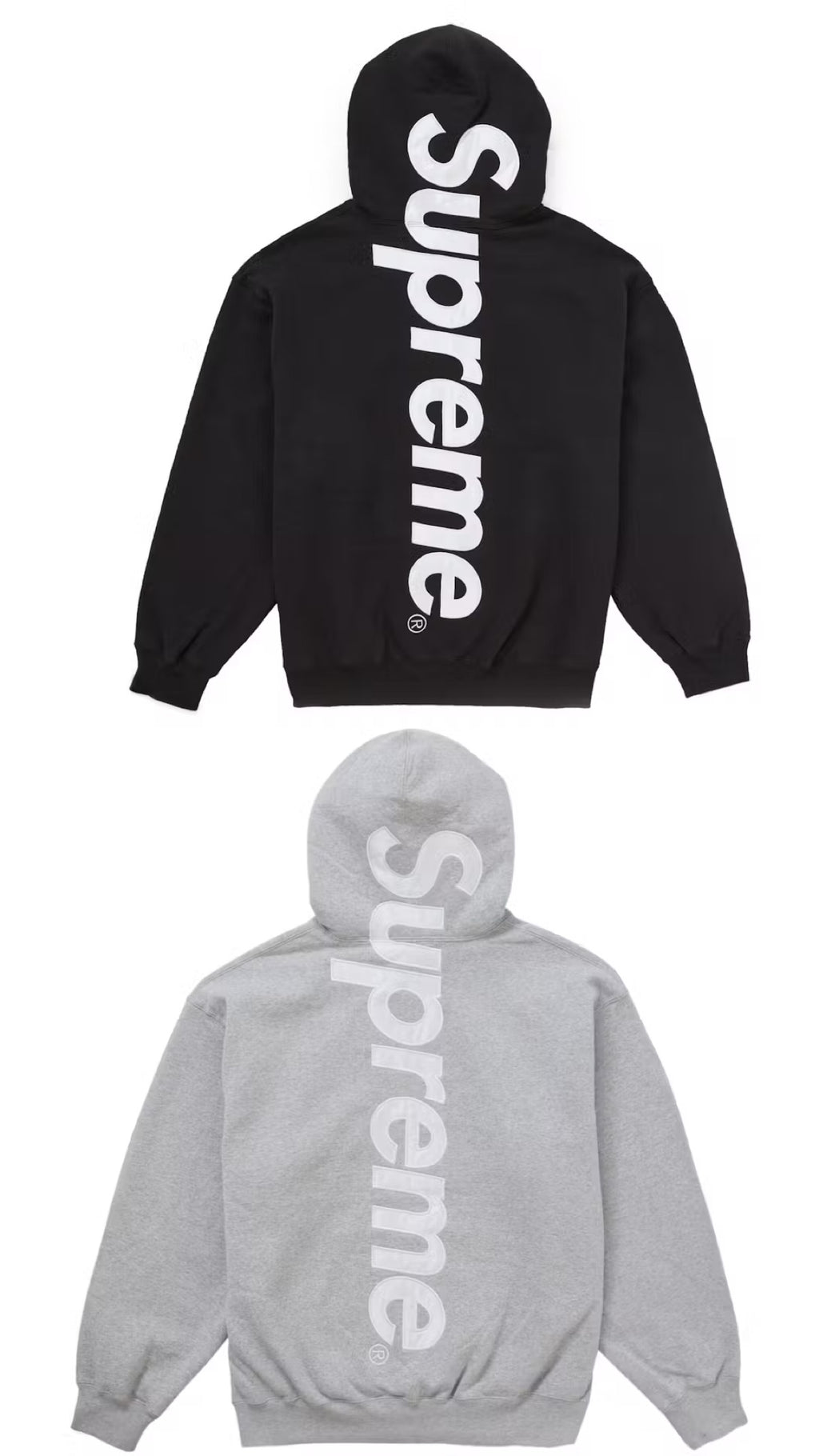 Supreme Satin Applique Hoodie