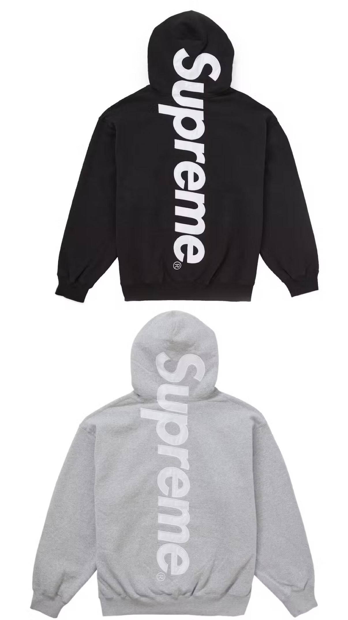 Supreme Satin Applique Hoodie
