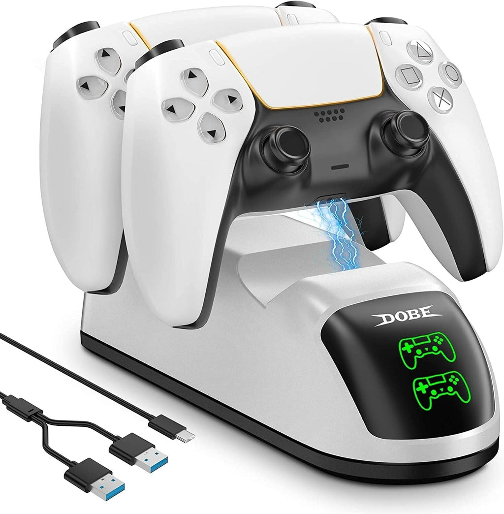 PS5 Controller Charger for Playstation 5 Dualsense Dual Dock Station DOBE - New 🏴