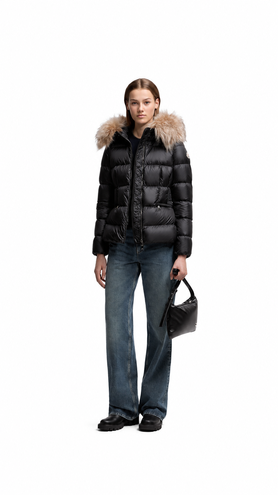 Moncler Boed Hooded Down Jacket