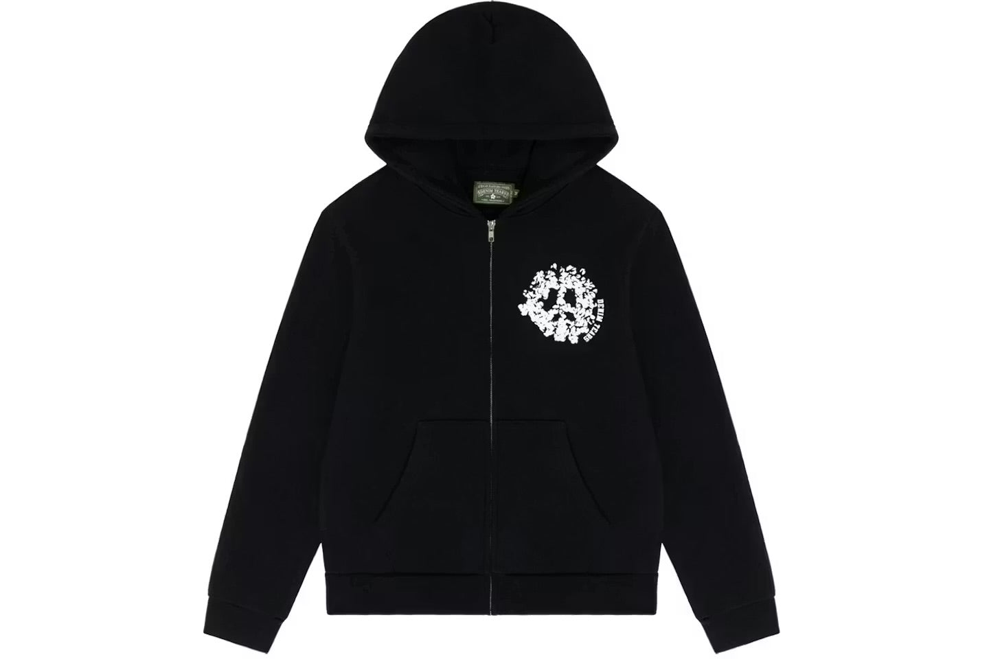 Denim Tears Denim University Zip Hoodie Black/White