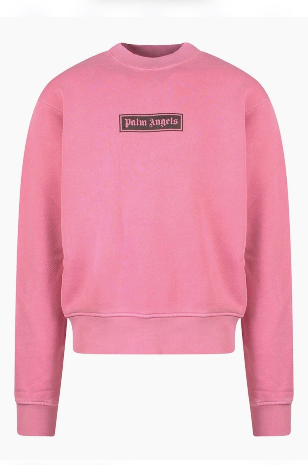 Palm angels gd box logo crewneck pink🔍☑️