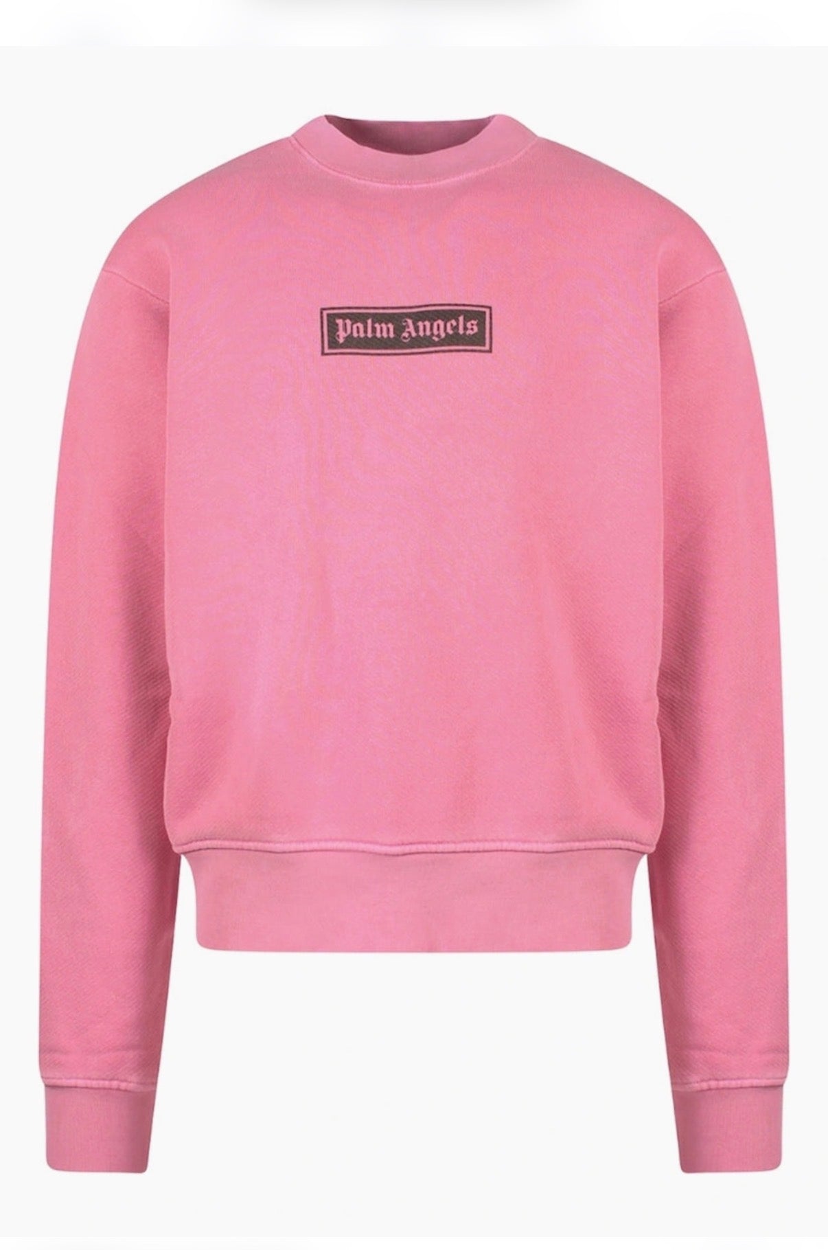 Palm angels gd box logo crewneck pink🔍☑️