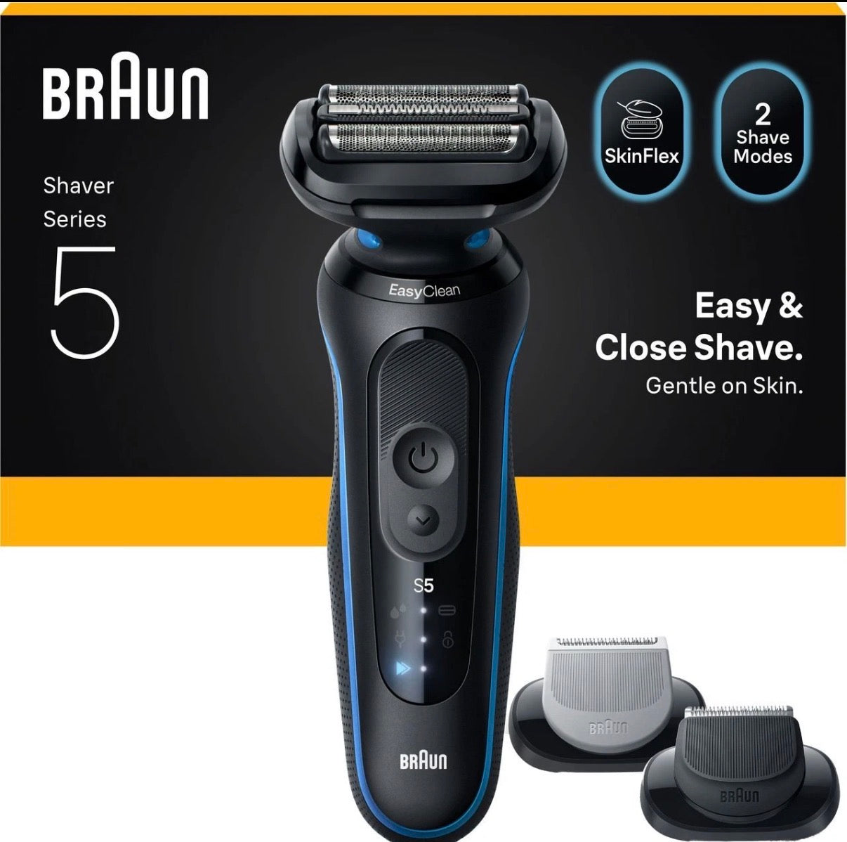 Braun 52-B1650S Shavers Blue☑️🏴