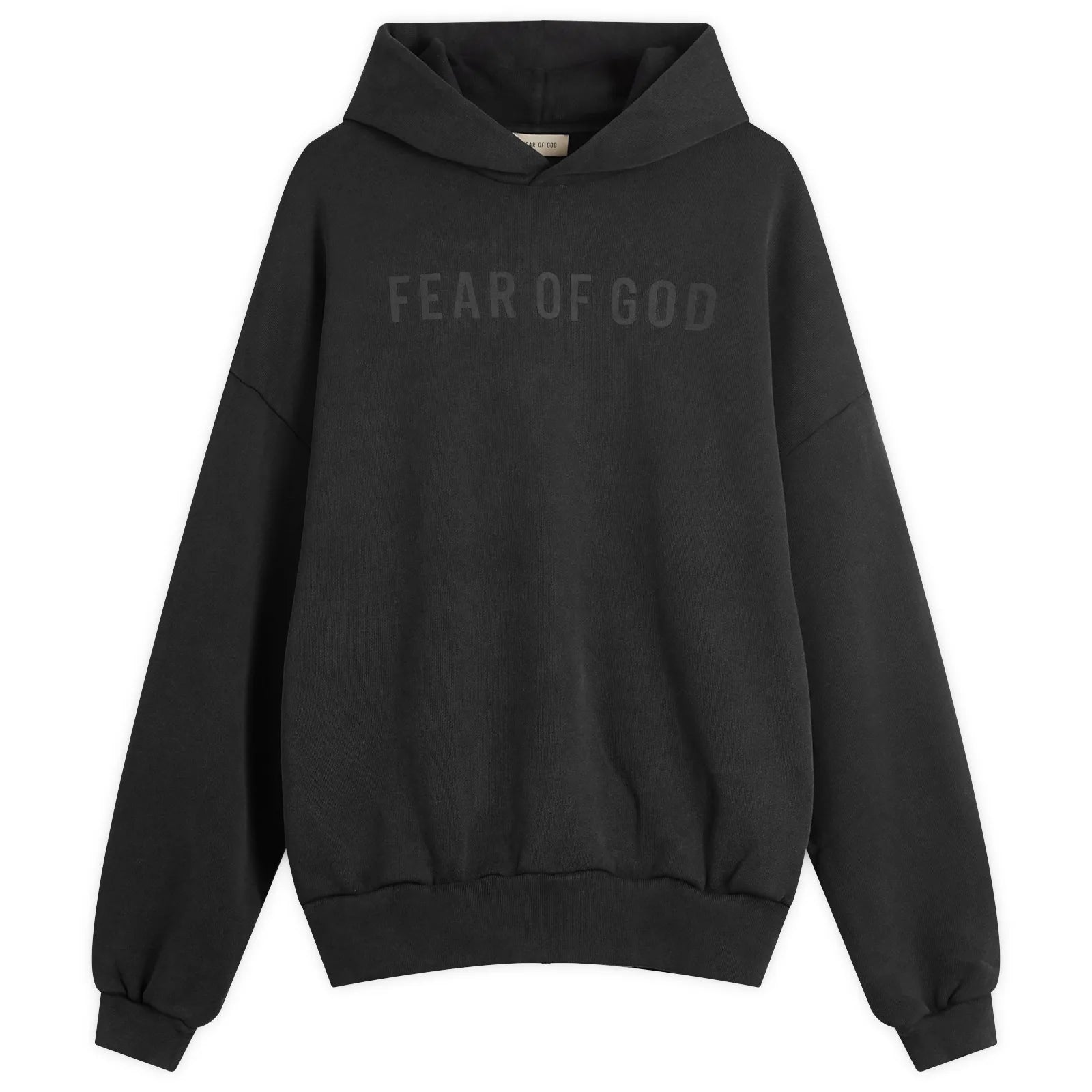 Fear of God Men's Text Logo Hoodie in Black✔️
