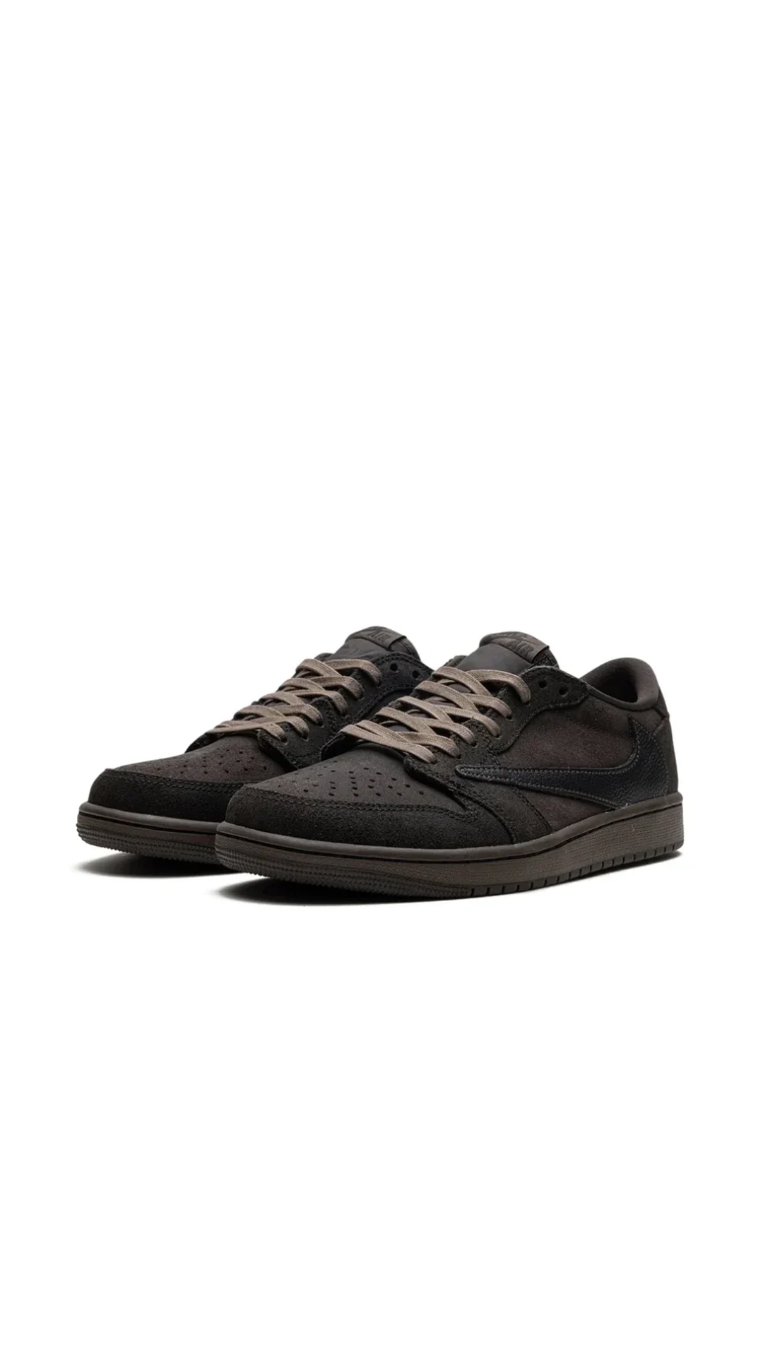 “SALE” AIR JORDAN 1 RETRO LOW OG SP TRAVIS SCOTT VELVET BROWN