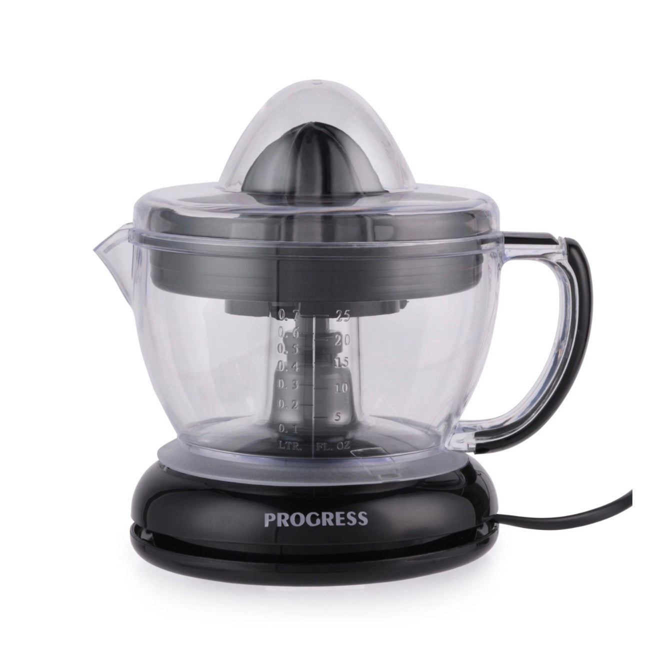 Progress Compact Citrus Juicer 700ml Measurements BPA Free Jug & Juicing Cones