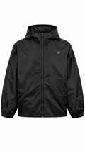 Prada Re-Nylon Black Rain Jacket - Medium