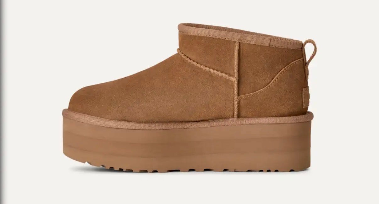 UGG Classic Ultra Mini Platform Boot|Chestnut|Size 6UK|🏴