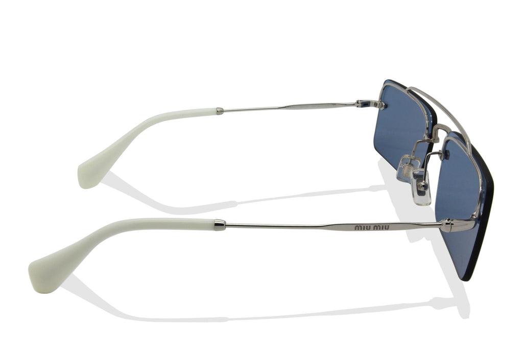 Miu Miu Sunglasses Women's Silver/Blue - New 🏴☑️