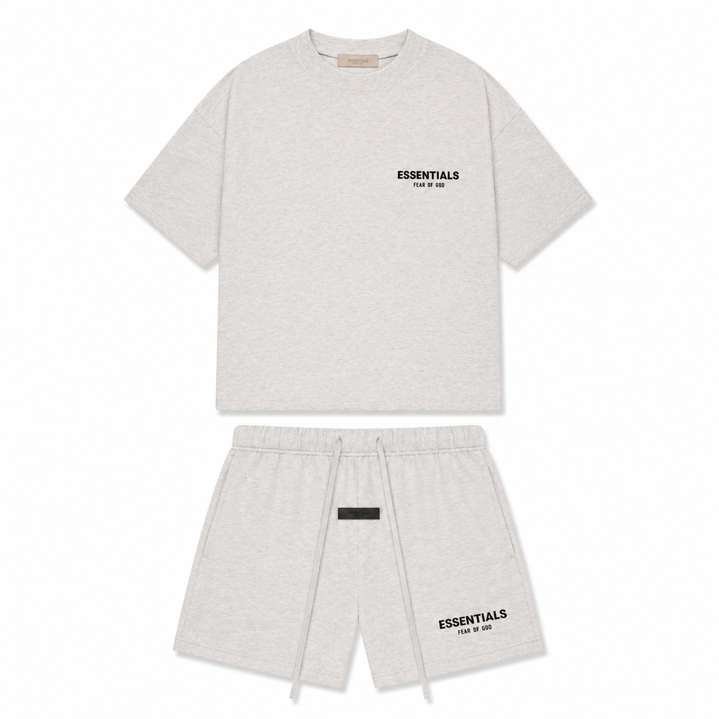 Fear Of God Essentials Short Set 'Light Oat' (SS22)
