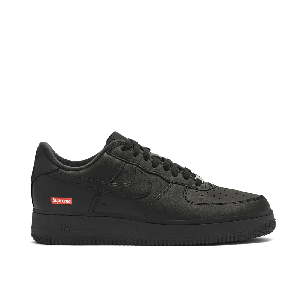 NIKE AIR FORCE 1 LOW SUPREME BLACK - Multiple Sizes