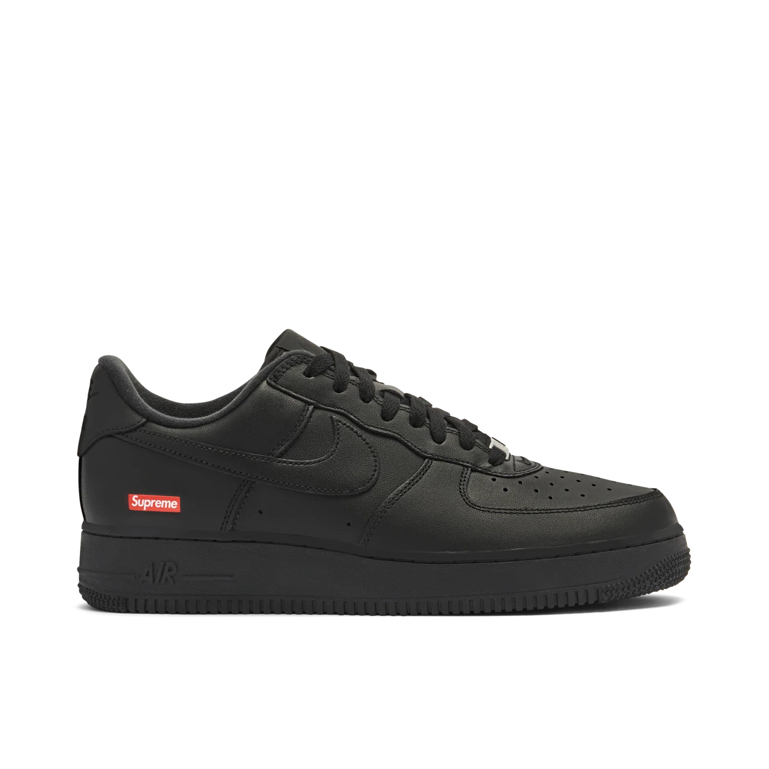 NIKE AIR FORCE 1 LOW SUPREME BLACK - Multiple Sizes
