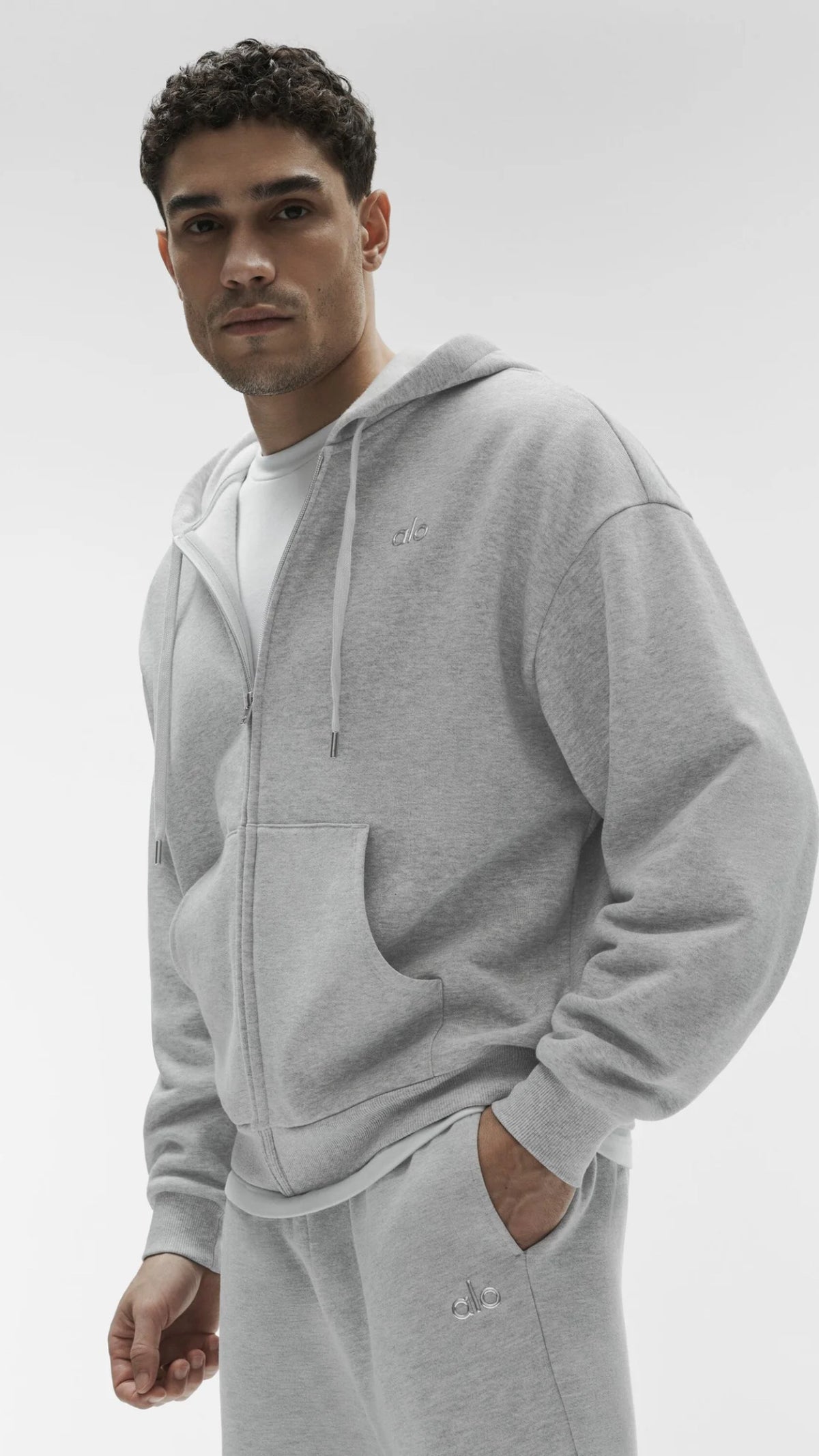 ALO Accolade Zip Up Full Tracksuit Straight Leg