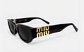 Miu Miu Glimpse Square Sunglasses SMU09W Black/Grey Lens - Pre owned 🏴