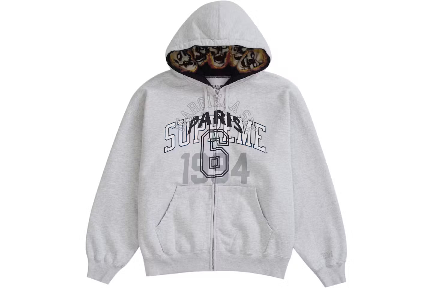 Supreme MM6 Maison Margiela Zip Up Hooded Sweatshirt✔️
