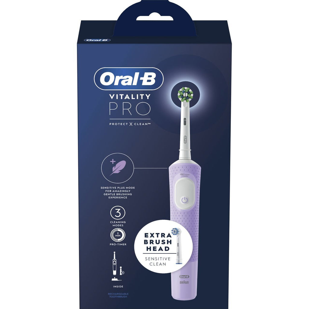 Oral-B Vitality PRO Electric Toothbrush With Timer Lilac - New 🏴